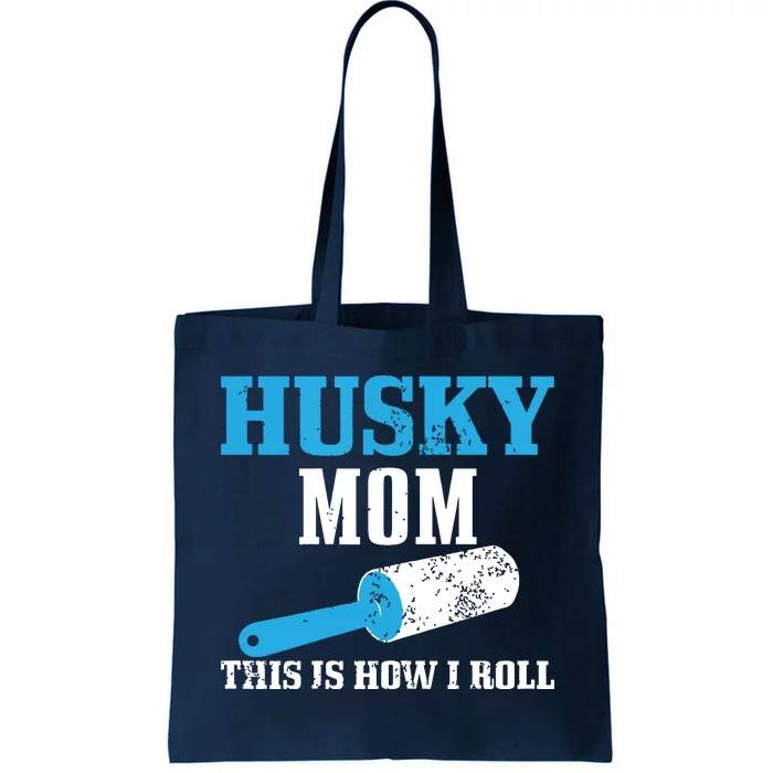 Husky Mom Dog Hair Funny Siberian Husky Mama Tote Bag