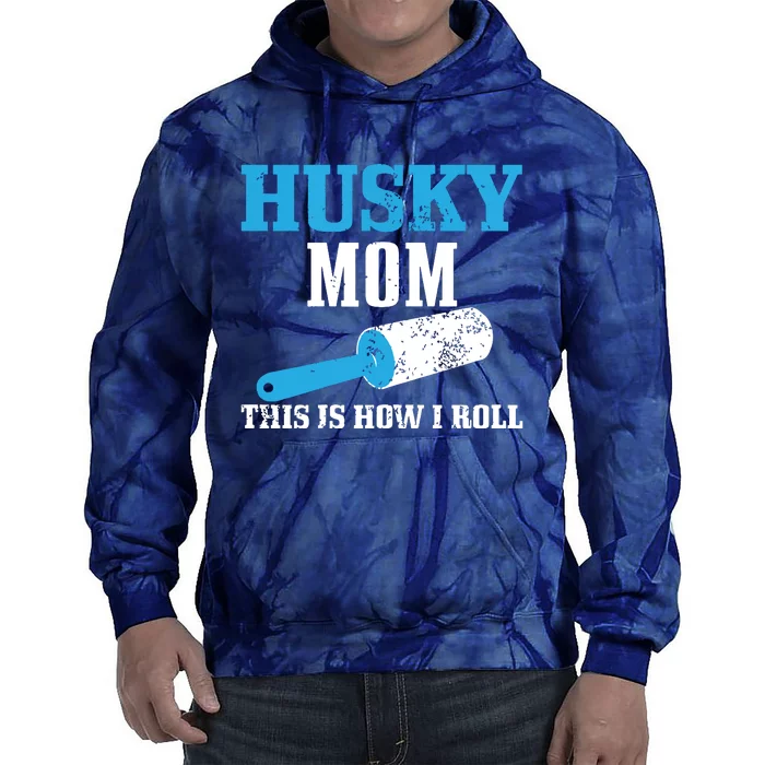 Husky Mom Dog Hair Funny Siberian Husky Mama Tie Dye Hoodie