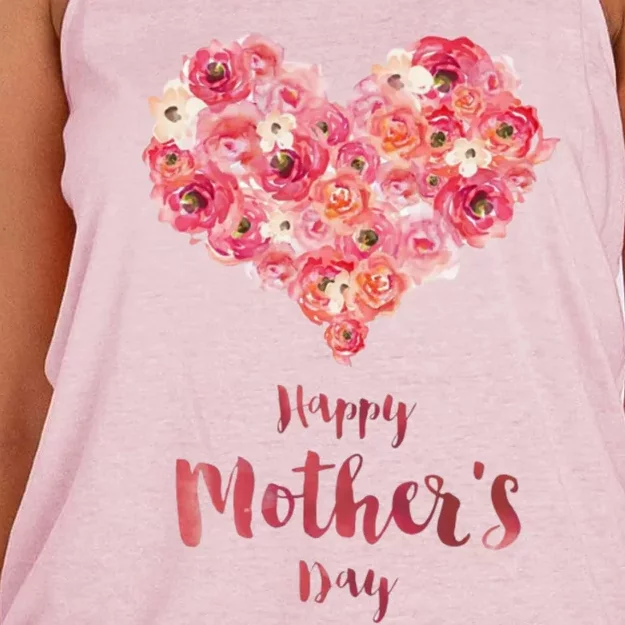 Happy MotherS Day Gift Women's Knotted Racerback Tank