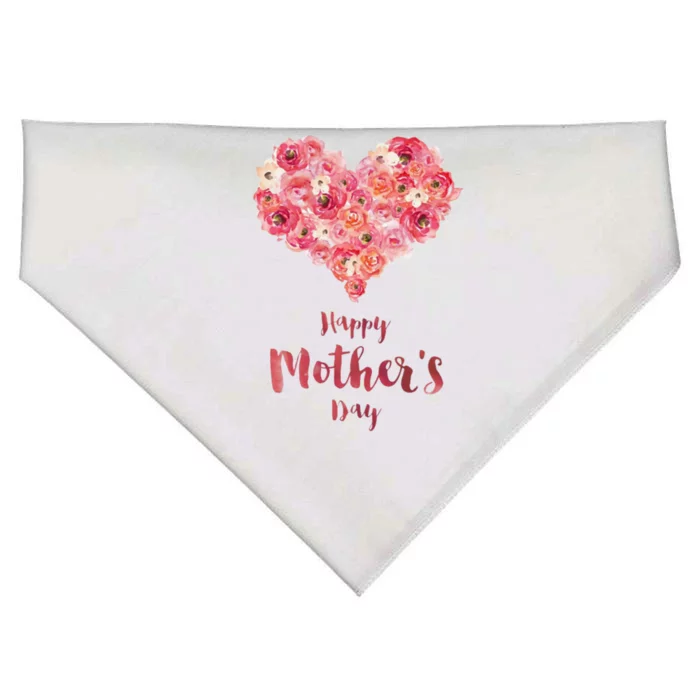 Happy MotherS Day Gift USA-Made Doggie Bandana