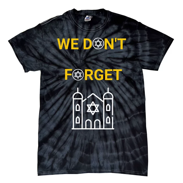 Holocaust Memorial Day Design Tie-Dye T-Shirt