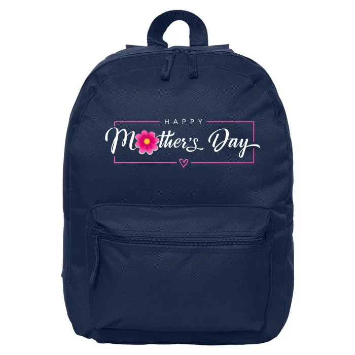 Happy Mothers Day Flower Gift 16 in Basic Backpack