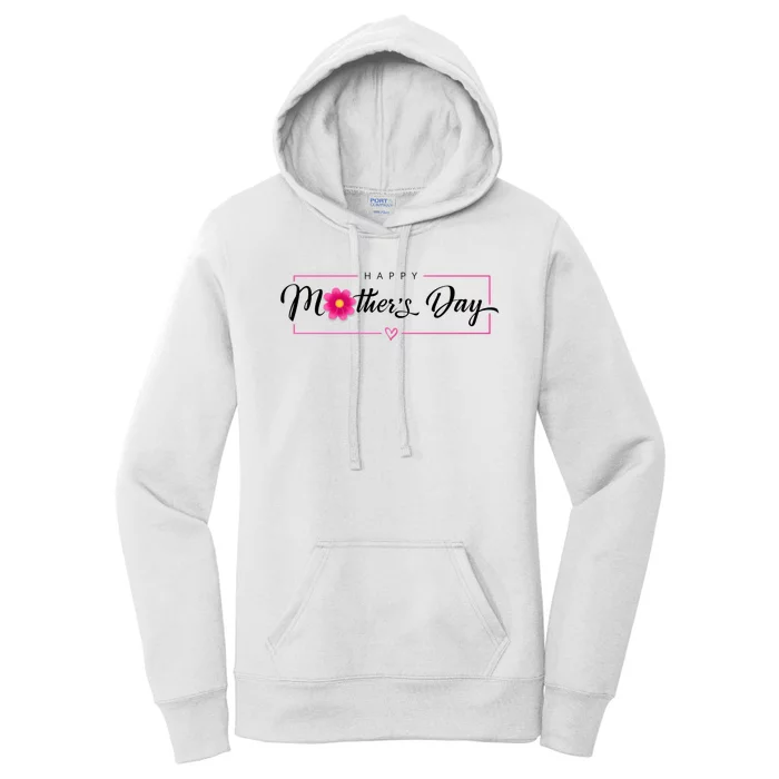 Happy Mothers Day Flower Gift Women's Pullover Hoodie