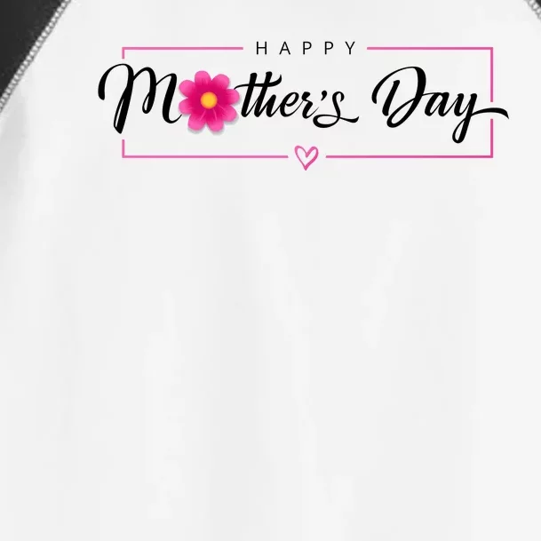 Happy Mothers Day Flower Gift Toddler Fine Jersey T-Shirt