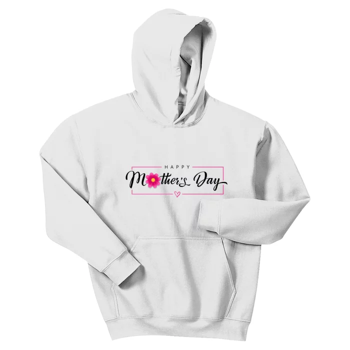 Happy Mothers Day Flower Gift Kids Hoodie