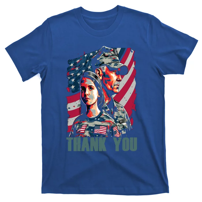 Happy Memorial Day Veteran Military Family Usa American Flag Gift T-Shirt