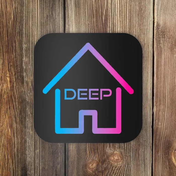 House Music Deep House EDM Rave Festival Coaster