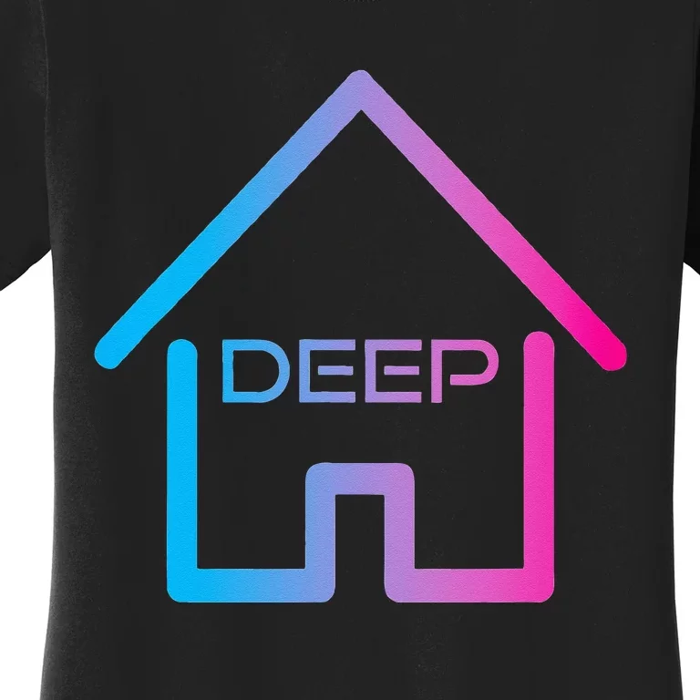 House Music Deep House EDM Rave Festival Women's T-Shirt