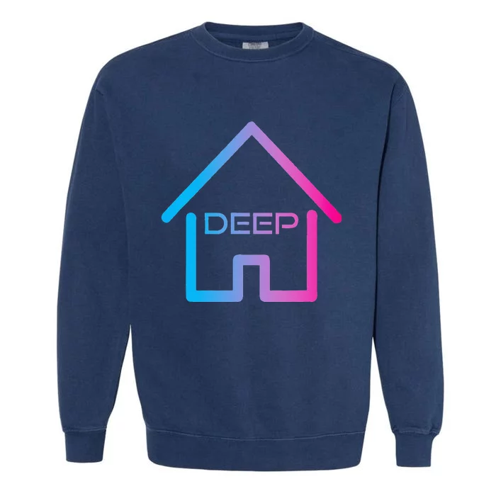 House Music Deep House EDM Rave Festival Garment-Dyed Sweatshirt