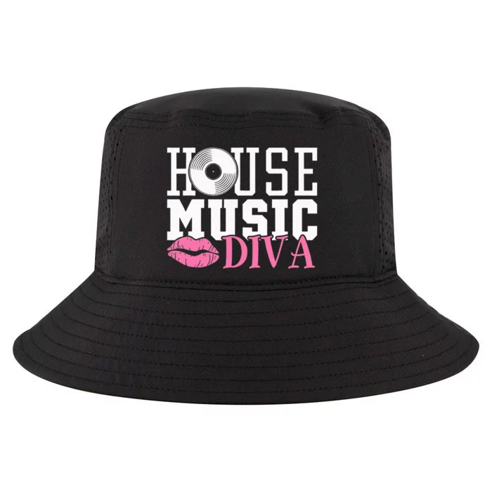 House Music Diva DJ EDM Rave Music Festival Cool Comfort Performance Bucket Hat