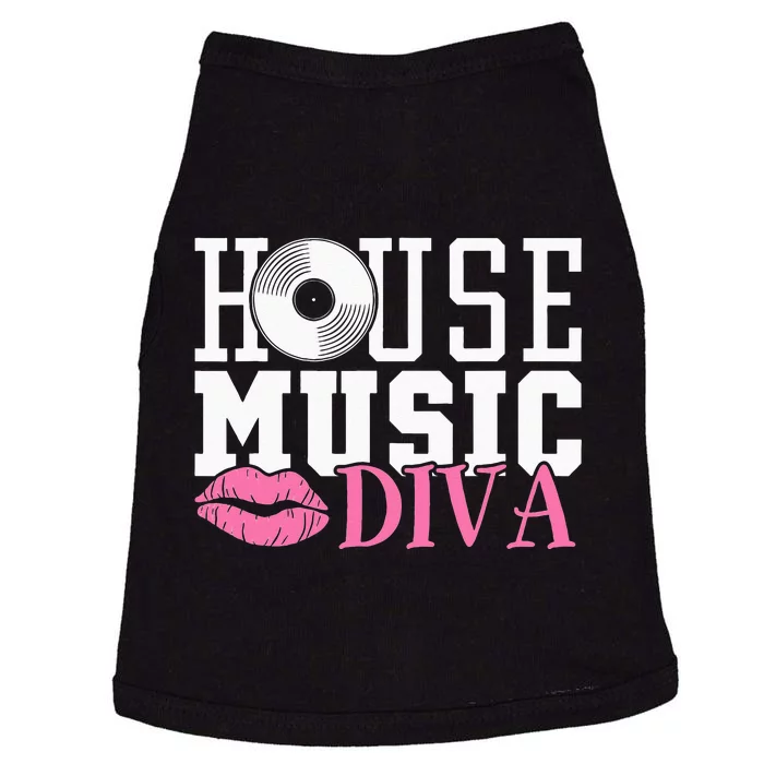 House Music Diva DJ EDM Rave Music Festival Doggie Tank