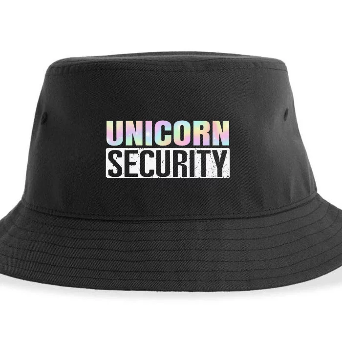 Halloween Mom Dad Daughter Unicorn Security Sustainable Bucket Hat