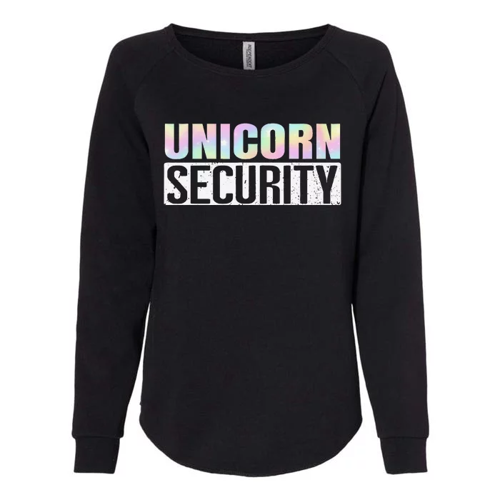 Halloween Mom Dad Daughter Unicorn Security Womens California Wash Sweatshirt