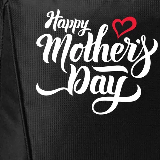 Happy Mother's Day Heart Gift City Backpack