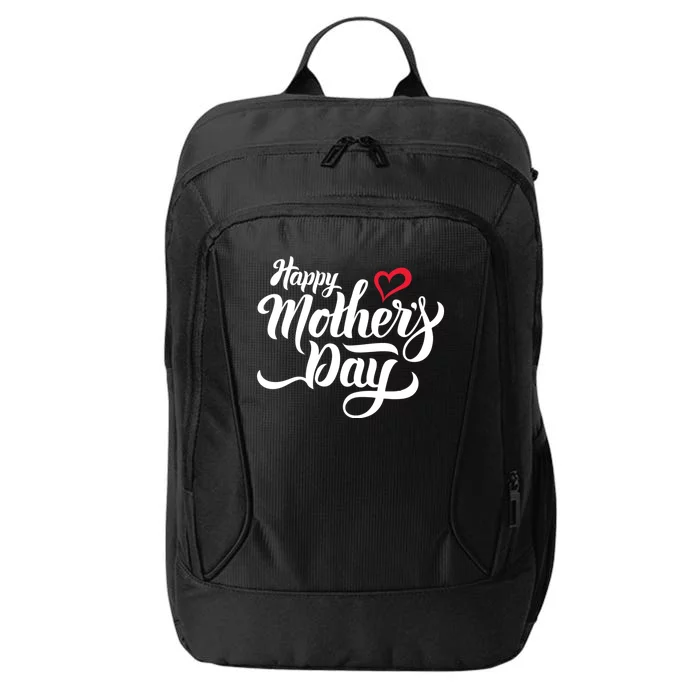 Happy Mother's Day Heart Gift City Backpack