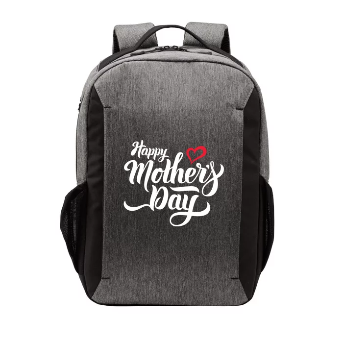 Happy Mother's Day Heart Gift Vector Backpack