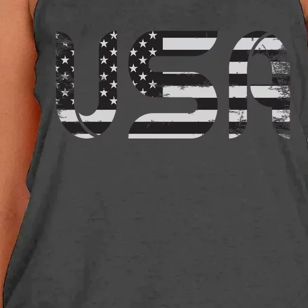 Happy Memorial Day Women's Knotted Racerback Tank