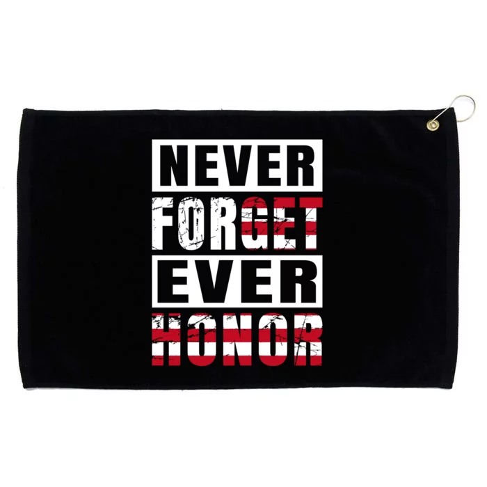 Happy Memorial Day Grommeted Golf Towel