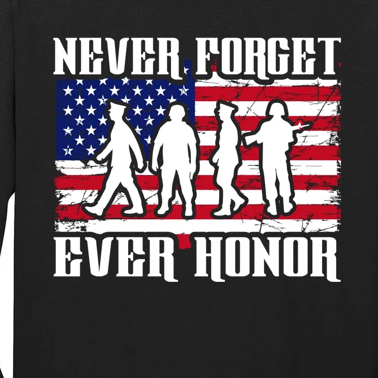 Happy Memorial Day Tall Long Sleeve T-Shirt