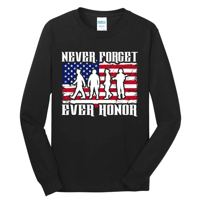 Happy Memorial Day Tall Long Sleeve T-Shirt