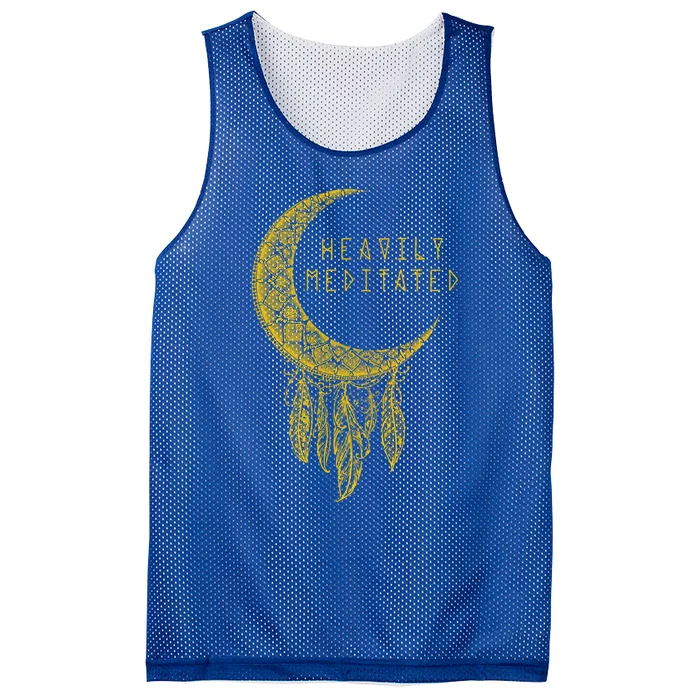 Heavily Meditated Dream Catcher Gift Mesh Reversible Basketball Jersey Tank