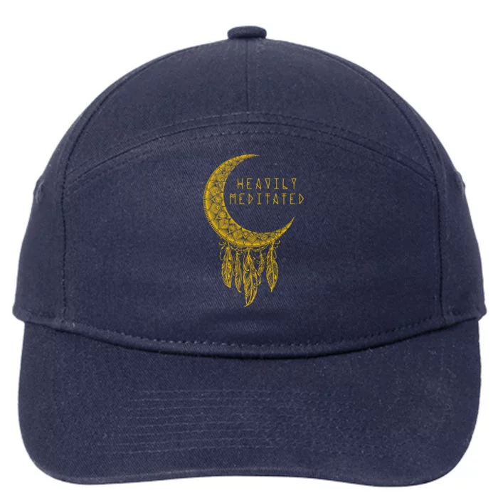 Heavily Meditated Dream Catcher Gift 7-Panel Snapback Hat