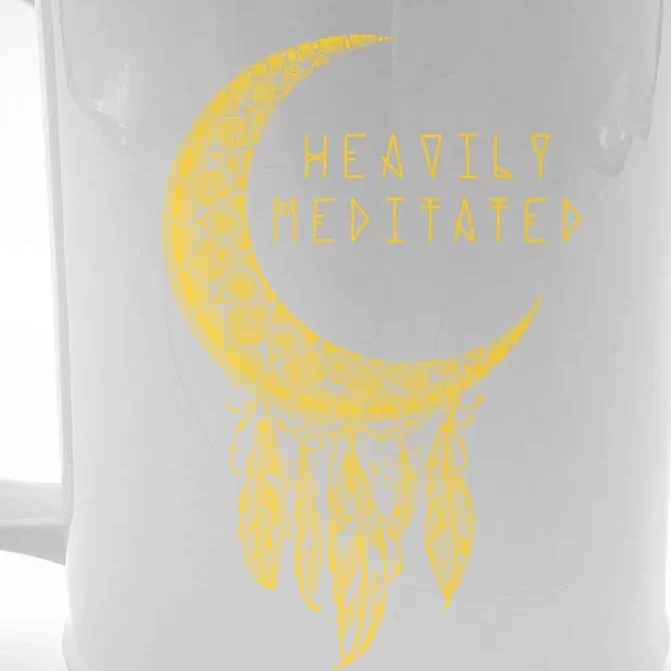 Heavily Meditated Dream Catcher Gift Front & Back Beer Stein