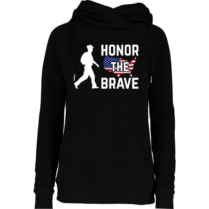 Happy Memorial Day Womens Funnel Neck Pullover Hood