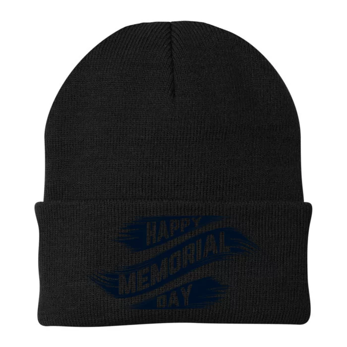 Happy Memorial Day Knit Cap Winter Beanie