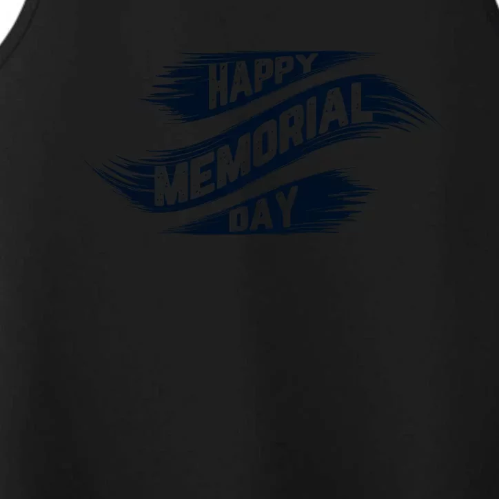 Happy Memorial Day Performance Tank