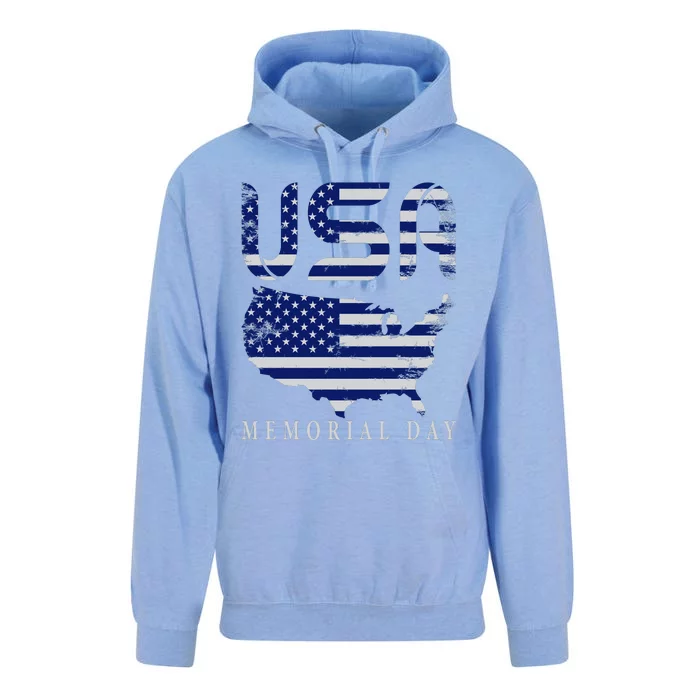 Happy Memorial Day Unisex Surf Hoodie