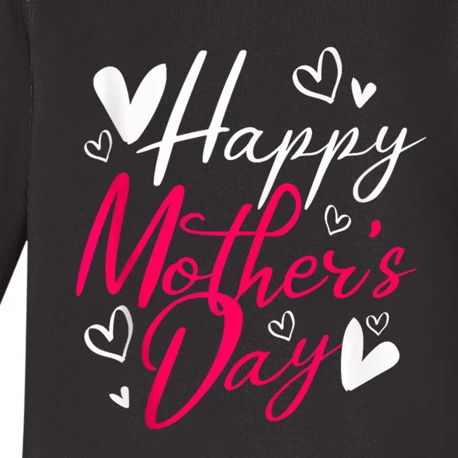 Happy MotherS Day Baby Long Sleeve Bodysuit