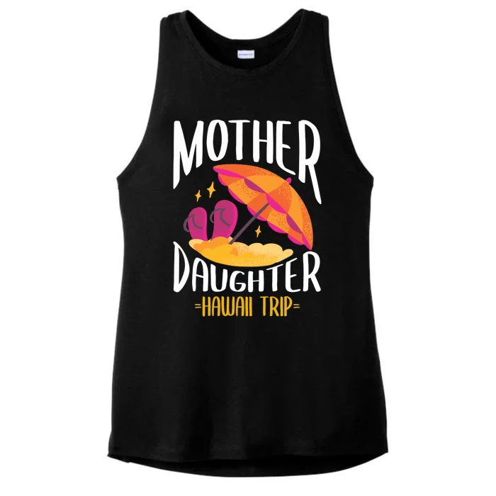 Hawaiian Mother Daughter Hawaii Trip Matching Family Group Gift Ladies Tri-Blend Wicking Tank