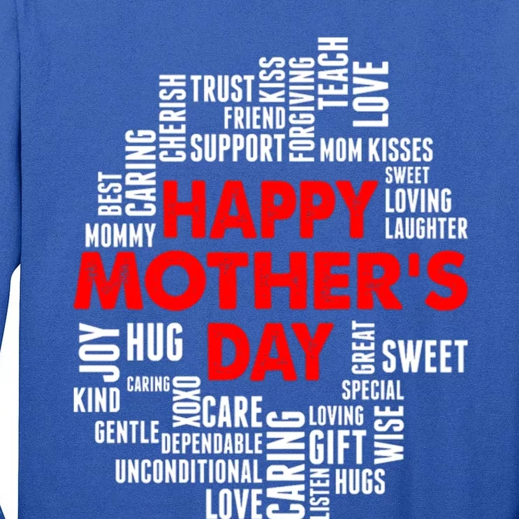 Happy Mothers Day Love You Mom Gift Tall Long Sleeve T-Shirt