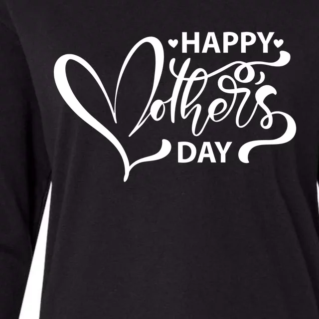 Happy Mothers Day Heart Cute Gift Womens Cotton Relaxed Long Sleeve T-Shirt