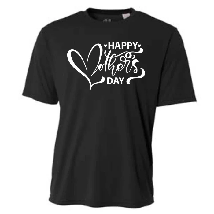 Happy Mothers Day Heart Cute Gift Cooling Performance Crew T-Shirt