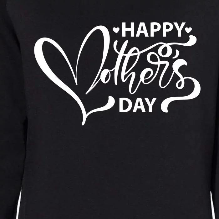 Happy Mothers Day Heart Cute Gift Womens California Wash Sweatshirt