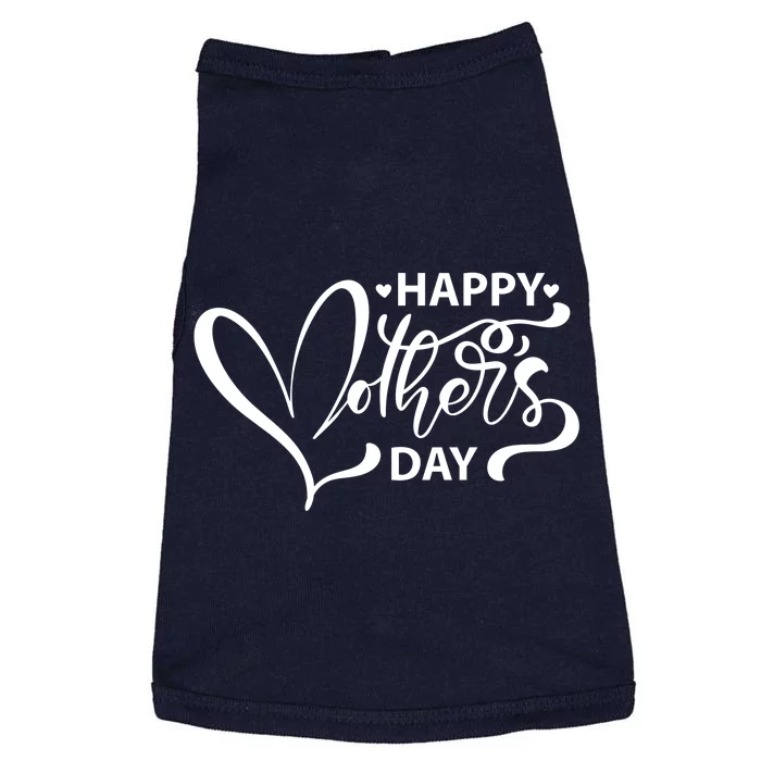 Happy Mothers Day Heart Cute Gift Doggie Tank