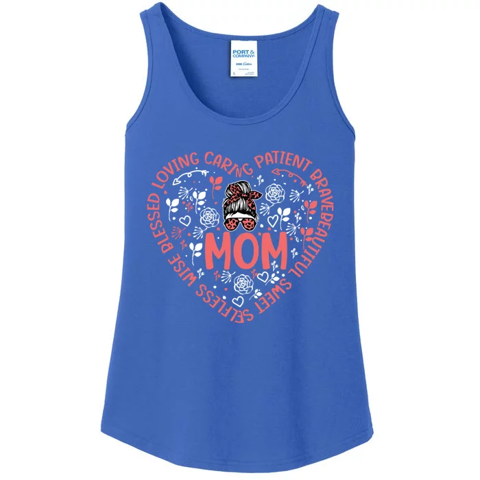 Happy Mother's Day Design Description Of Moms Love Cute Gift Ladies Essential Tank