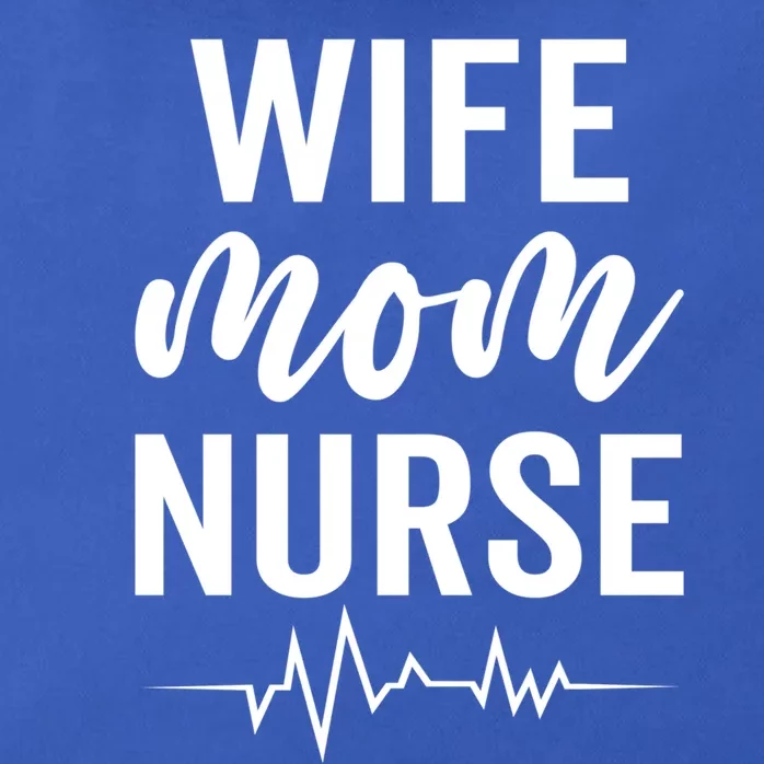 Happy Mothers Day Wife Mom Nurse Rn Lpn Nurses Mom Funny Gift Zip Tote Bag