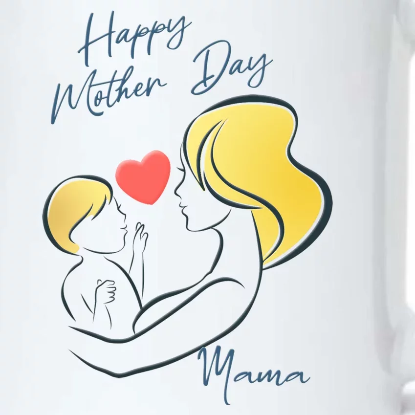 Happy Mothers Day Gif Black Color Changing Mug