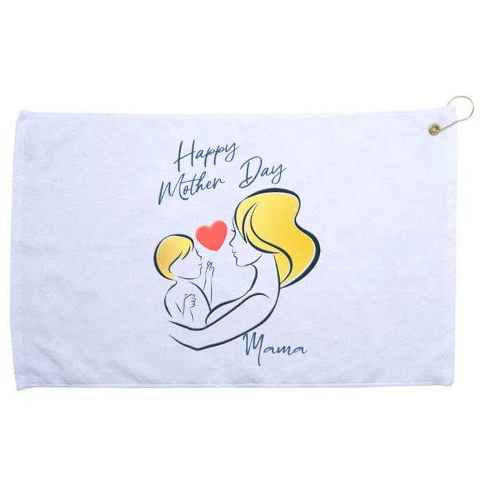 Happy Mothers Day Gif Grommeted Golf Towel