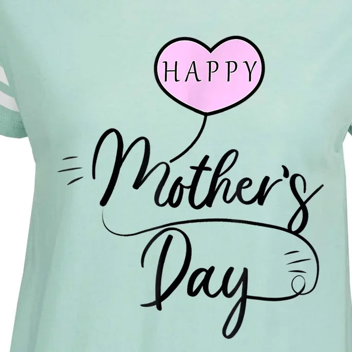 Happy Mother Day For Wo Mom Enza Ladies Jersey Football T-Shirt