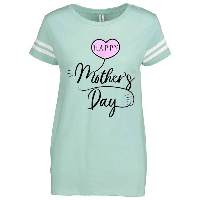 Happy Mother Day For Wo Mom Enza Ladies Jersey Football T-Shirt