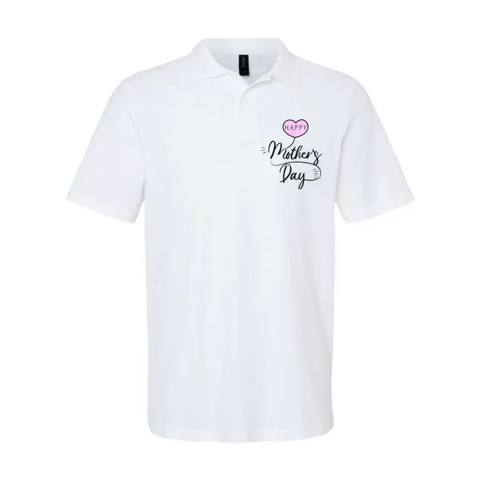 Happy Mother Day For Wo Mom Softstyle Adult Sport Polo