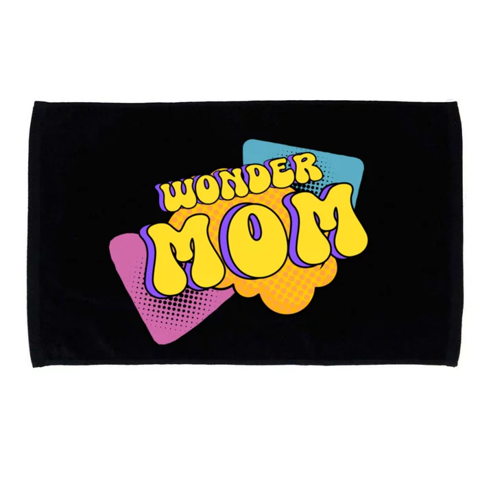 Happy MotherS Day Best Mom Supermom Superhero Wonder Mom Gift Microfiber Hand Towel