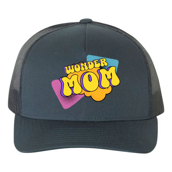 Happy MotherS Day Best Mom Supermom Superhero Wonder Mom Gift Yupoong Adult 5-Panel Trucker Hat