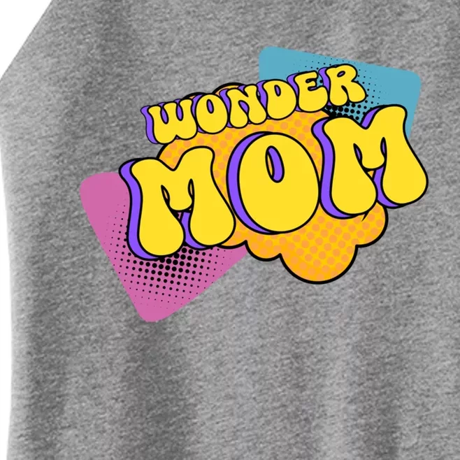 Happy MotherS Day Best Mom Supermom Superhero Wonder Mom Gift Women’s Perfect Tri Rocker Tank