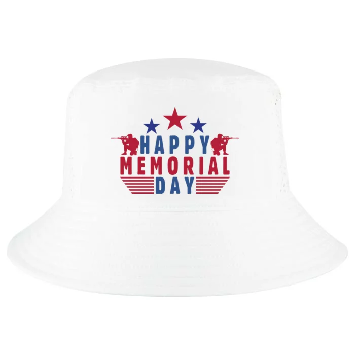 Happy Memorial Day Gift Cool Comfort Performance Bucket Hat