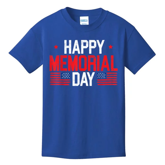 Happy Memorial Day Usa Flag American Patriotic Armed Forces Cool